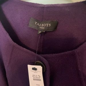 Talbots Women’s Plus Eggplant Jacket.